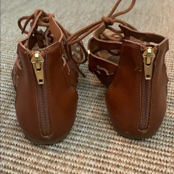 Steve Madden Leather Lace-Up Gladiator Sandals - Picture 4 of 5